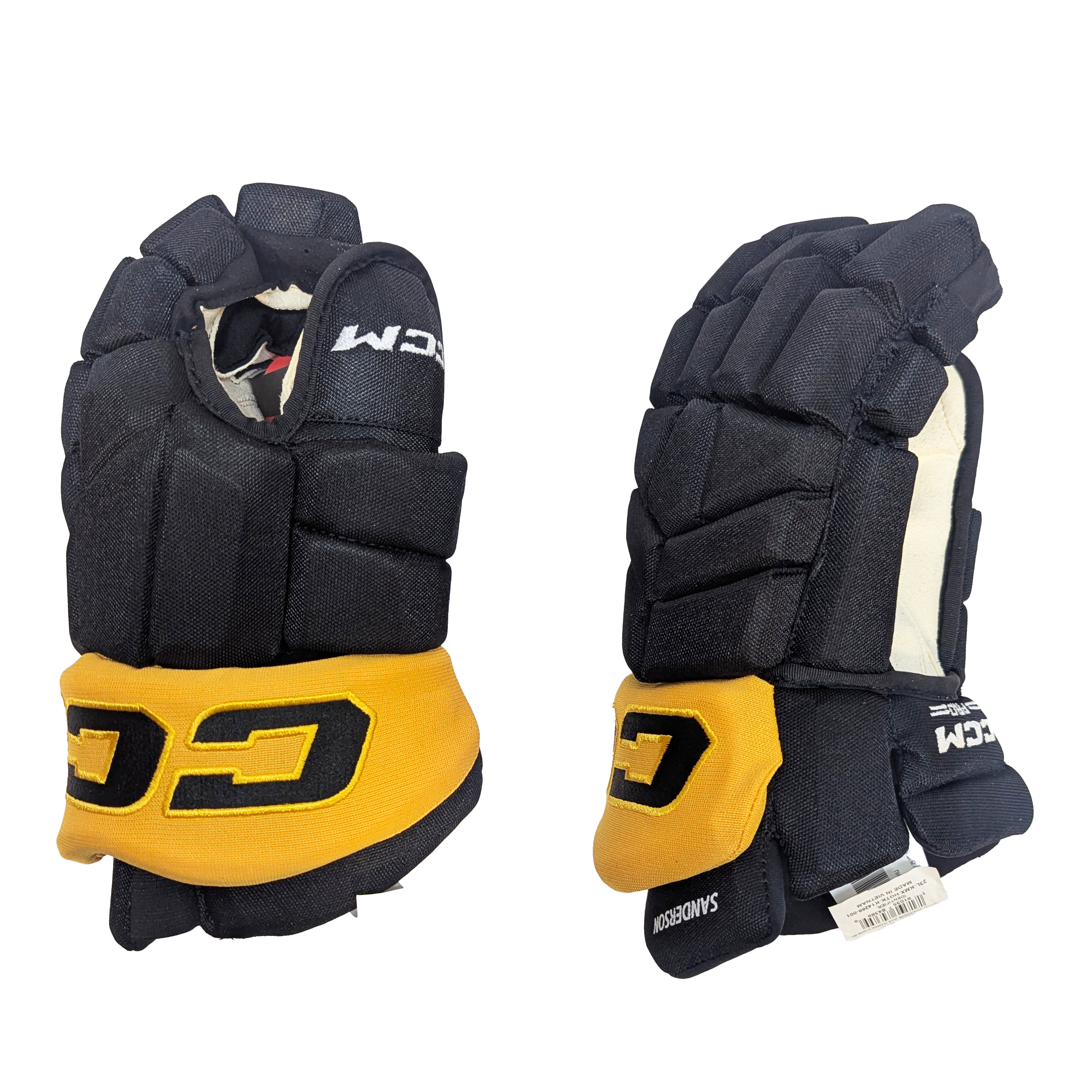CCM HGTK - 2024 NHL All-Star Glove - Jake Sanderson (Black/Yellow)